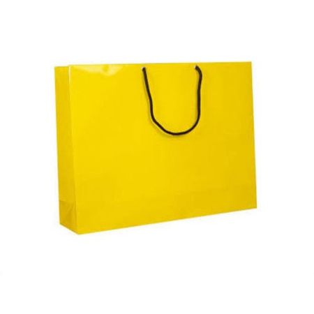 yellow shopping bag