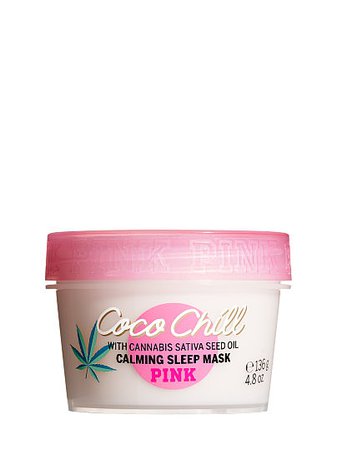 VICTORIA'S SECRET PINK Coco Chill Sleep Mask with Cannabis Sativa Seed Oil