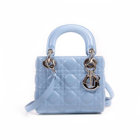 Blue purse Christian Dior