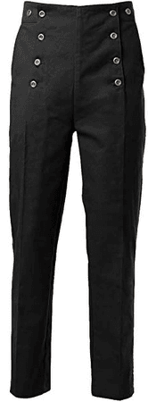 Black Victorian Pants