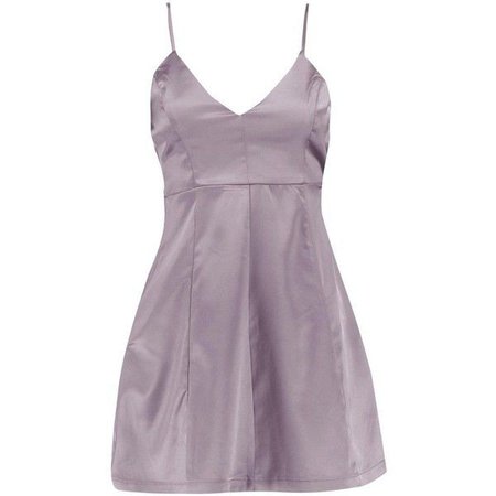 dusty purple mini dress