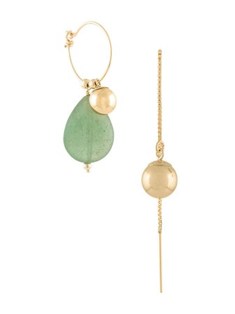 Petite Grand Jade Drop Earrings | Farfetch.com