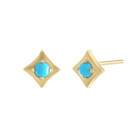 Regalo Turquoise Studs - GiGi Ferranti Jewelry