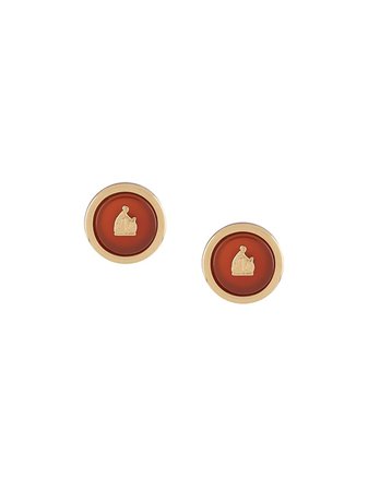 LANVIN, Mother and Child stud earrings
