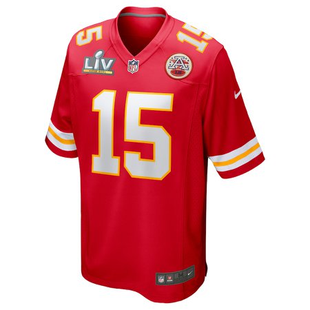 Patrick Mahomes Kansas City Chiefs Nike Super Bowl LV Bound Game Jersey - Red
