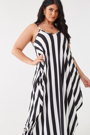 Plus Size Striped Cami Maxi Dress | Forever 21