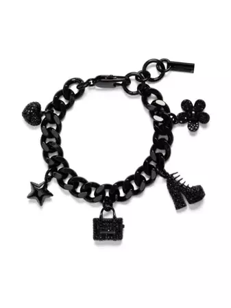 Marc Jacobs The Mini Icon Pavé Charm Bracelet - Farfetch