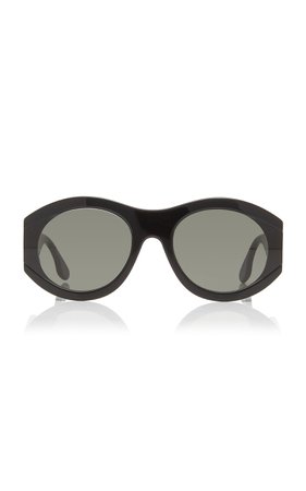 Victoria Beckham Round-Frame Acetate Sunglasses