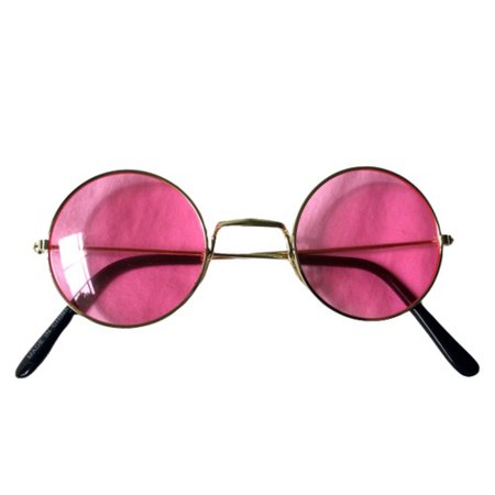 pink circle sunglasses