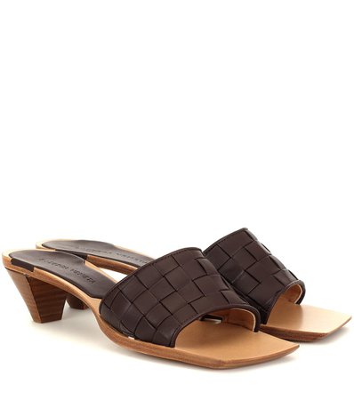 Woven Leather Sandals | Bottega Veneta - Mytheresa
