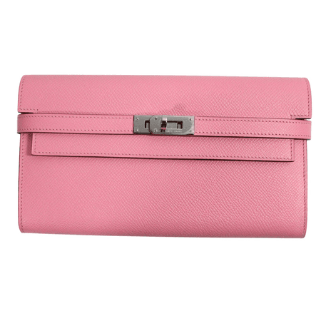 Hermes Kelly Wallet Pink