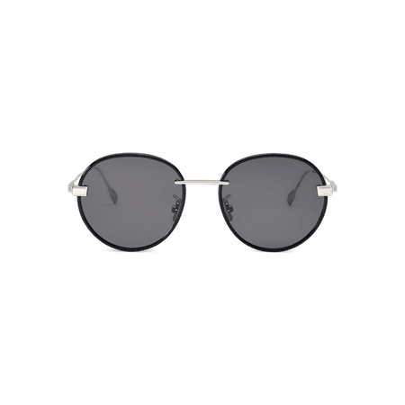 Rim Pantos Black Smoke Round Sunglasses | RIMOWA