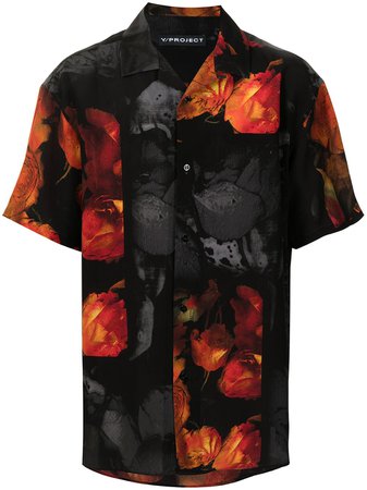 Y/Project Floral Print Shirt - Farfetch