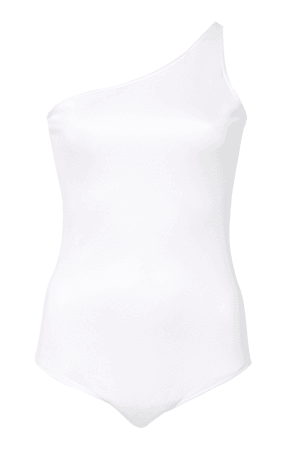 Silk One Shoulder Bodysuit by Aliétte | Moda Operandi