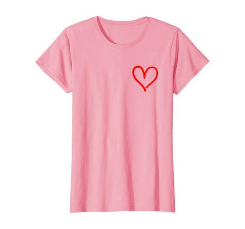 Amazon.com: Womens Cute Valentines Day Top Love Heart Stylish Graphic Tee T-Shirt: Clothing