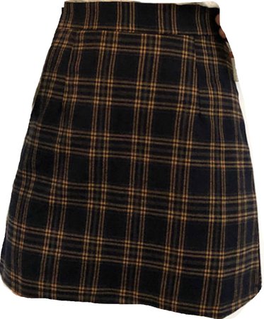 plaid retro skirt