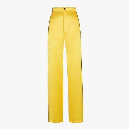 Yellow silk pyjamas - PYJAMAS | Fendi