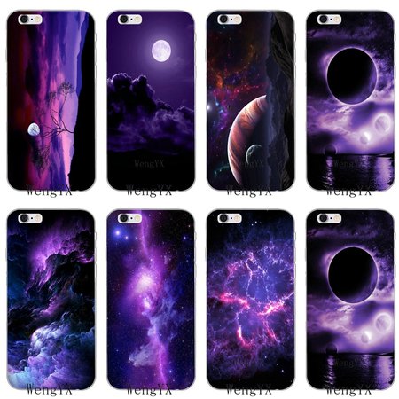 ﻿﻿​﻿Dark Purple moon space Slim silicone Soft phone case For iPhone X 8 8plus 7 7plus 6 6s plus 5 5s 5c SE 4 4s-in Half-wrapped Cases from Cellphones & Telecommunications on Aliexpress.com | Alibaba Group