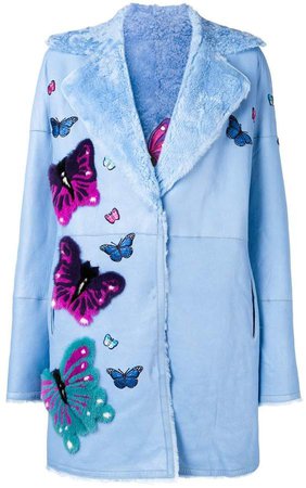 Liska butterfly patch coat