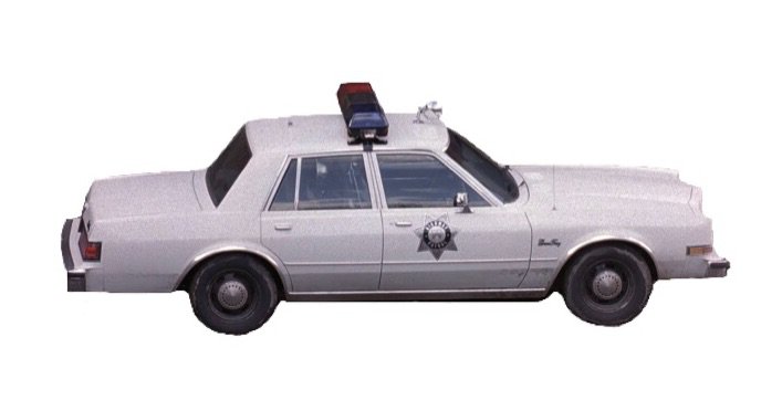 twin peaks - police car