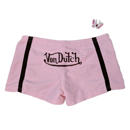 von Dutch light pink shorts