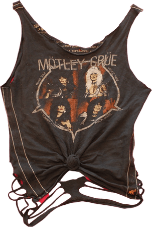 Mötley Crüe crop top