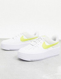 Nike White Air Force 1 Sage Low Trainers | ASOS