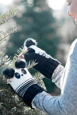 Panda Animal Gloves