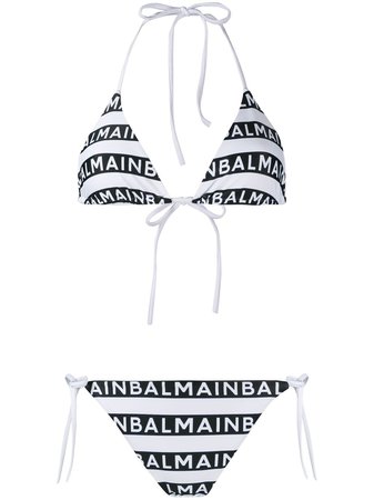 Balmain logo print bikini $348 - Buy Online - Mobile Friendly, Fast Delivery, Price