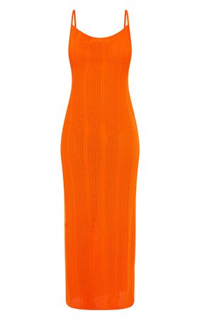PLT Tall Knit Low Back Extreme Split Maxi Dress
