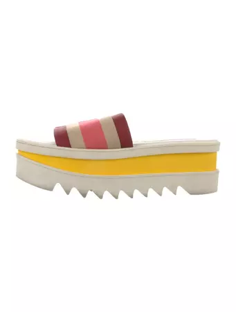 Stella McCartney Printed Espadrilles - Red Sandals, Shoes - STL194890 | The RealReal