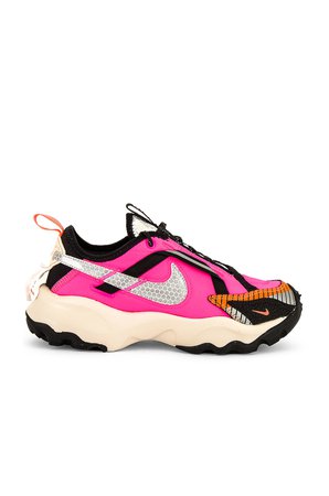 Nike TC 7900 LX 3M Sneaker in Pink Blast, Reflect Silver & Orewood | REVOLVE