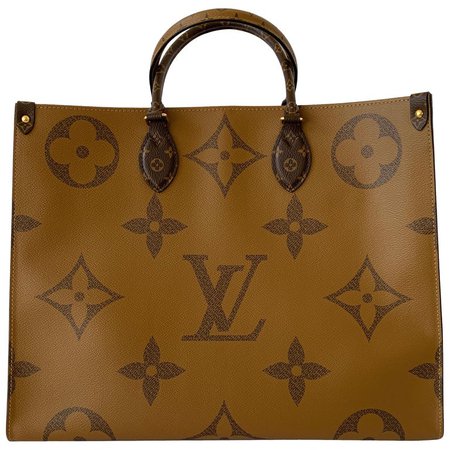 Louis Vuitton Onthego Tote Giant Monogram Reverse For Sale at 1stdibs