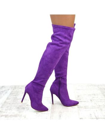 Search results for: 'piper purple pointed over the knee high boots'