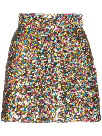 Attico sequin-embellished Mini Skirt - Farfetch