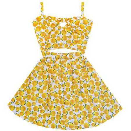 Lemonade Cutout Dress