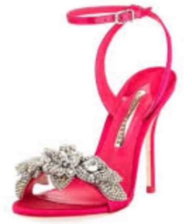 pink sandal heel