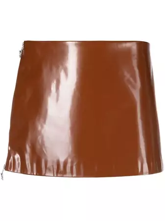 Acne Studios faux-leather Mini Skirt - Farfetch