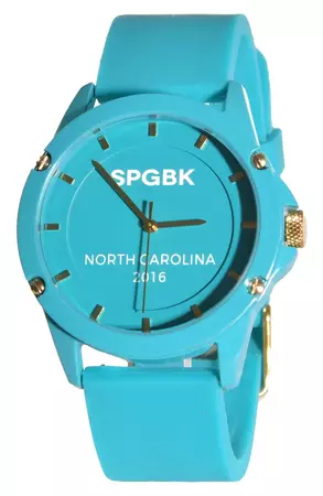 SPGBK Watches Haymount Silicone Strap Watch, 42mm | Nordstrom