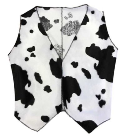 Cow Print Vest