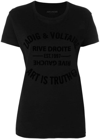 Zadig&Voltaire Walk Flock Blason T-shirt