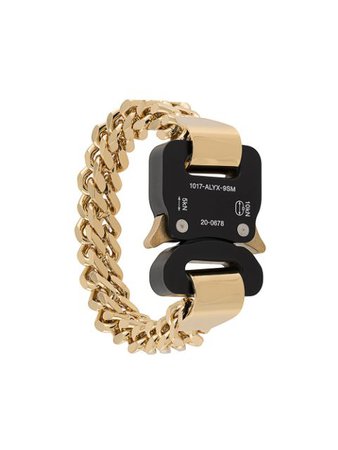 Shop gold 1017 ALYX 9SM Cubix chain bracelet with Express Delivery - Farfetch