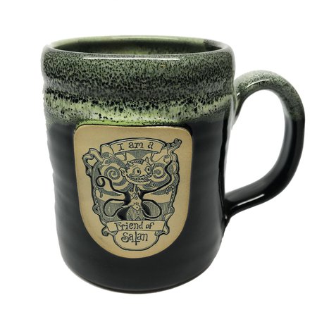 *clipped by @luci-her* Friend of Satan Mug designed by Lucien Greaves (two color choices) - The Satanic Temple