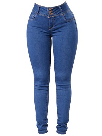 [28% OFF] Women Classic Slimming Butt Lift Stretch Skinny Denim Jeans | Rosegal