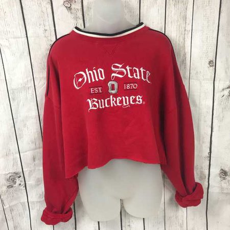 Vintage Ohio State Buckeyes Cropped Sweatshirt