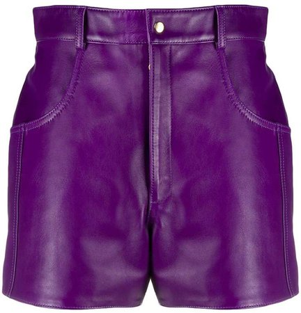 Manokhi Taylor leather shorts