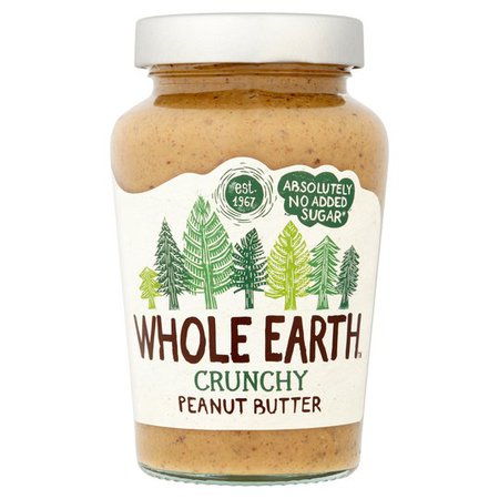 Whole Earth Original Crunchy Peanut Butter 454G - Tesco Groceries