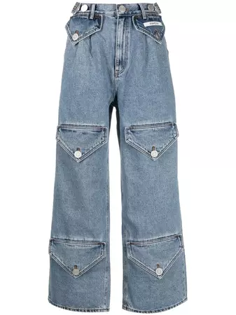 Kimhekim mid-rise wide-leg Jeans - Farfetch