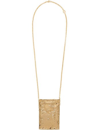 Paco Rabanne Chain Mesh Pendant Necklace - Farfetch