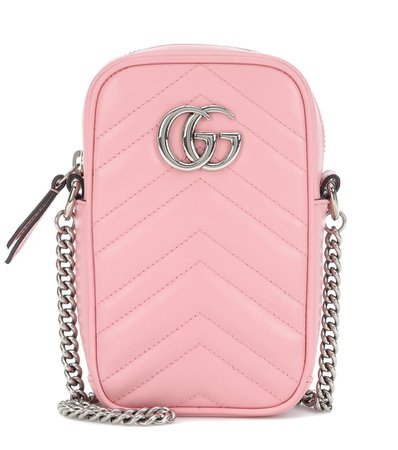 Gucci - GG Marmont Mini phone pouch bag | Mytheresa
